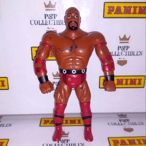 Ahmed Johnson 🏆 WWF Bend-Em 🔥 WWE Wrestling Action Figure